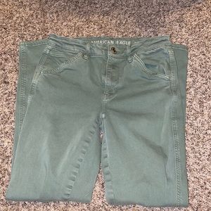 Green American Eagle Jeans